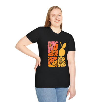 Abstract Pear Floral T-Shirt