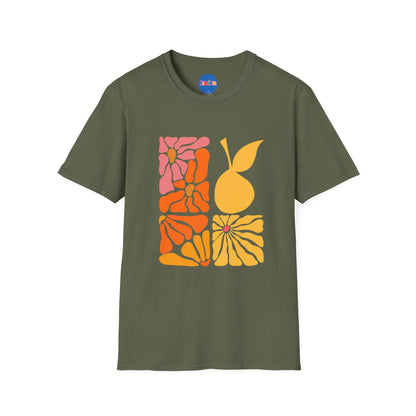 Abstract Pear Floral T-Shirt