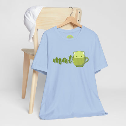 Matcha Teacup Cat Tee | Kawaii Matcha Lover T-Shirt