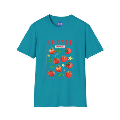 🍅 Tomato Festival Tee – Juicy Vibes Only 🌼🐝