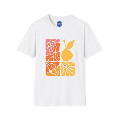 Abstract Pear Floral T-Shirt
