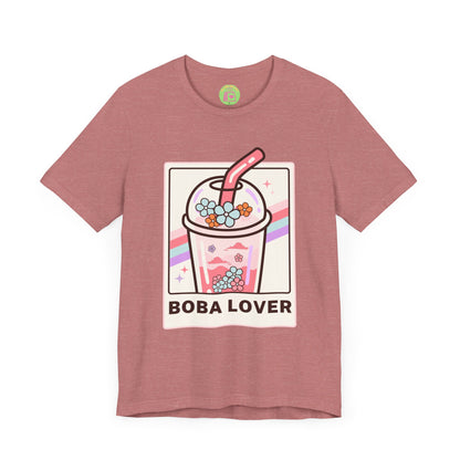 Boba Lover – Pink Tee for Kawaii Queens & Kings