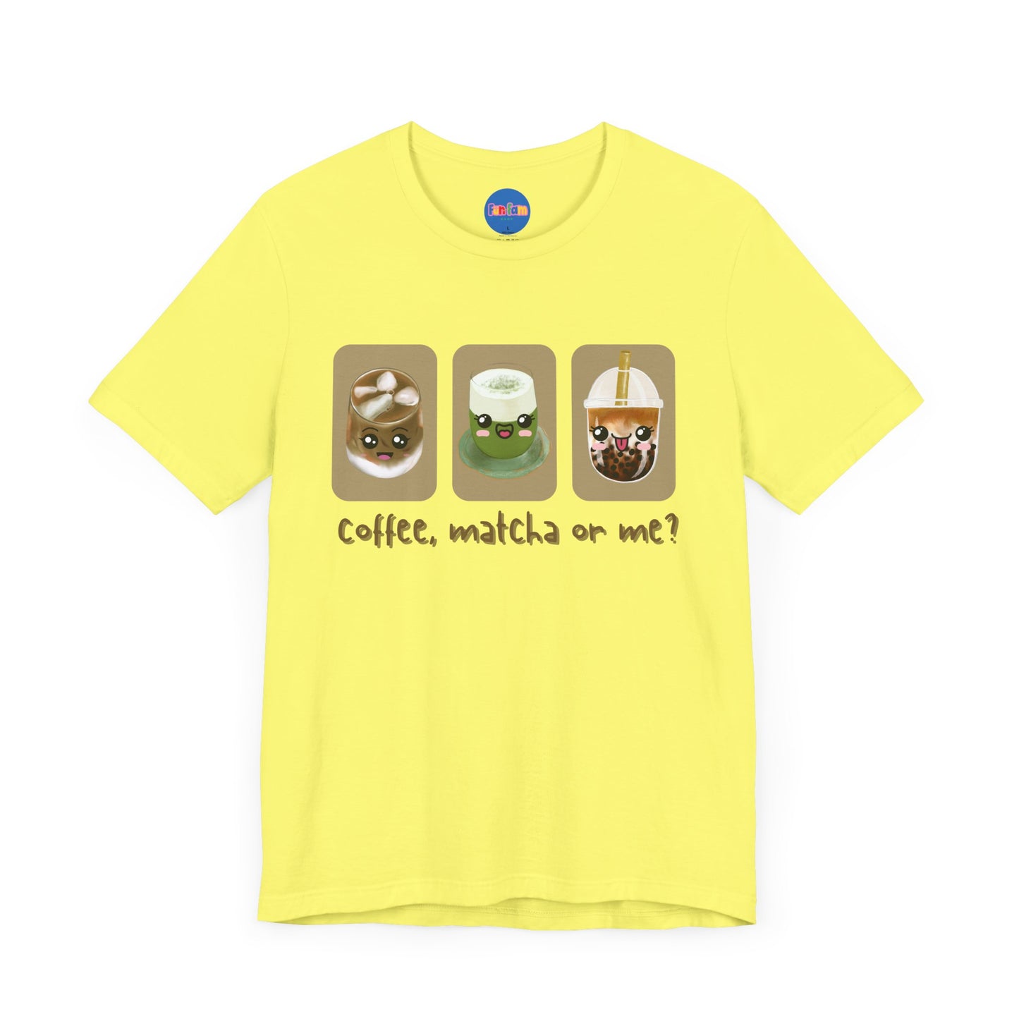 Coffee, Matcha or Me? Tee | Kawaii Boba & Matcha Lover Shirt