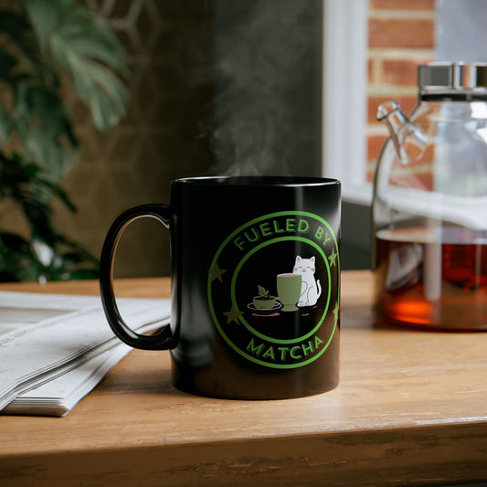 🐾 Fueled by Matcha Mug – Your Daily Dose of Calm 🍃