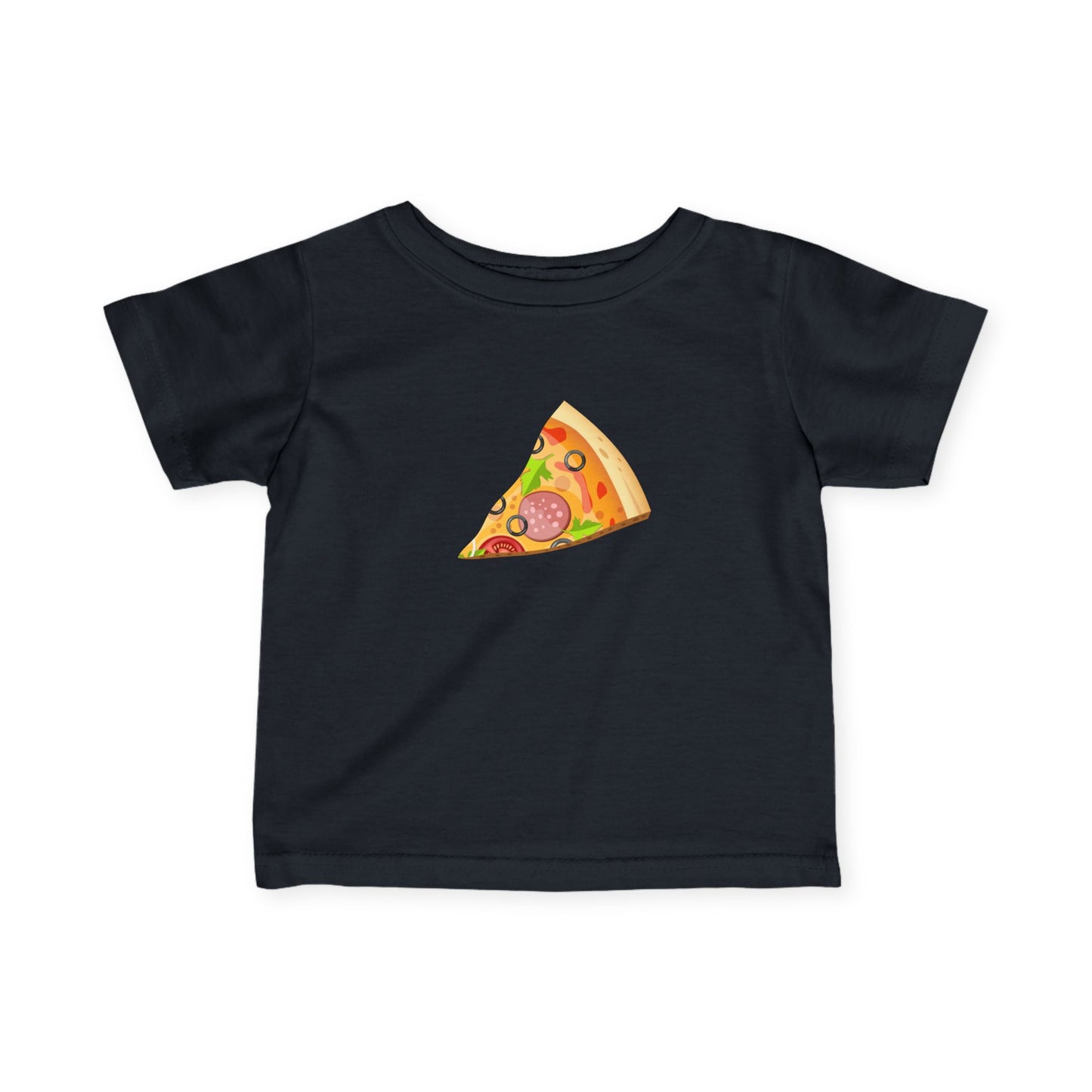 Infant “Pizza My Heart” Matching Father & Child T-Shirt Set – Whole Pizza & Slice Design