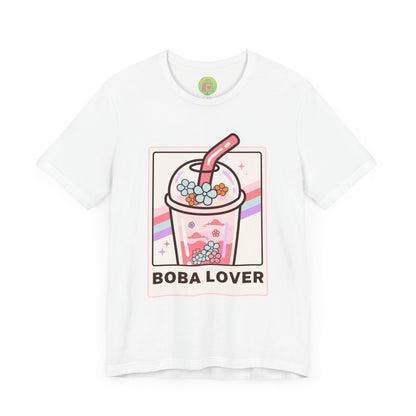 Boba Lover – Pink Tee for Kawaii Queens & Kings