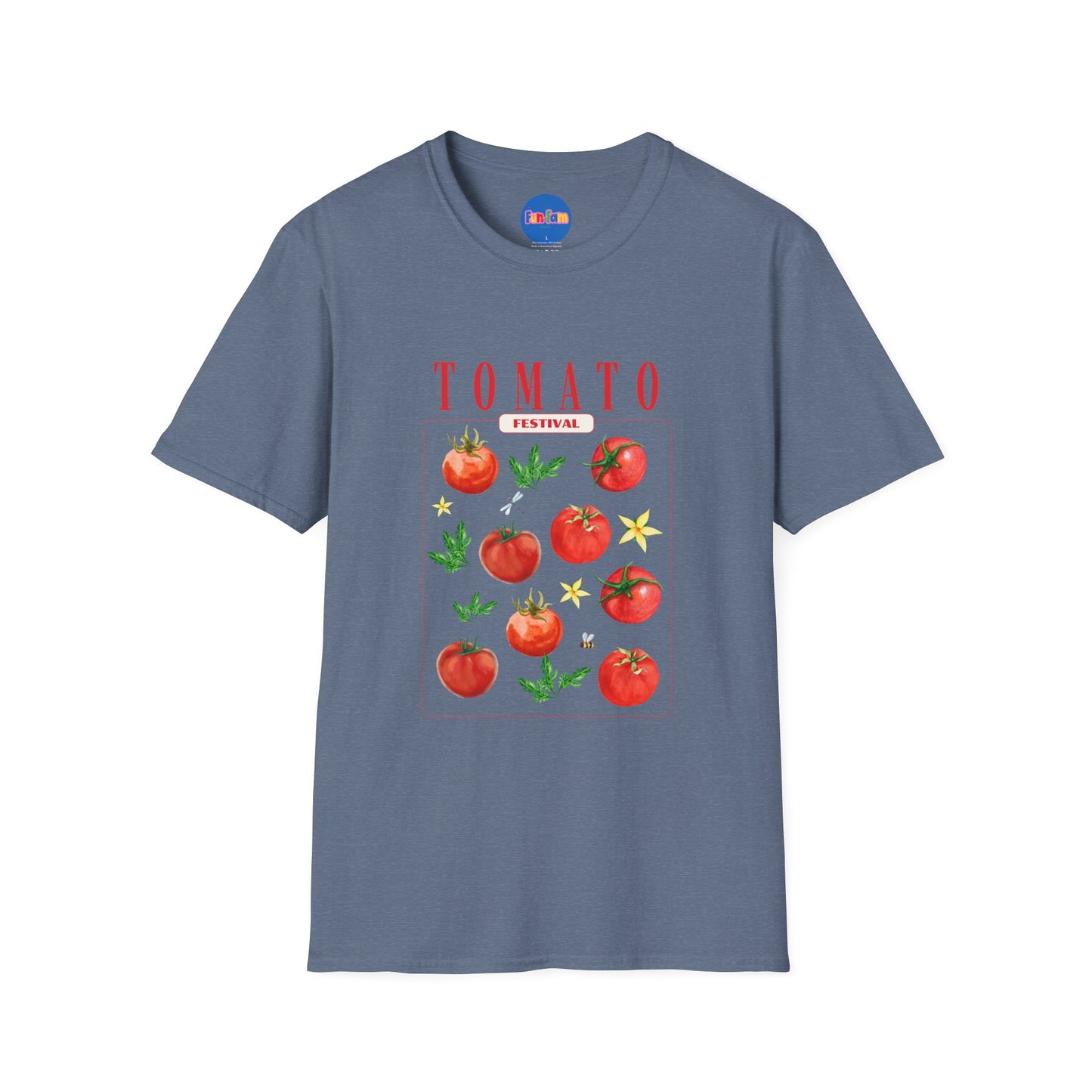 🍅 Tomato Festival Tee – Juicy Vibes Only 🌼🐝