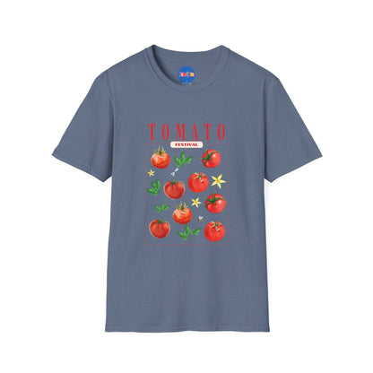🍅 Tomato Festival Tee – Juicy Vibes Only 🌼🐝