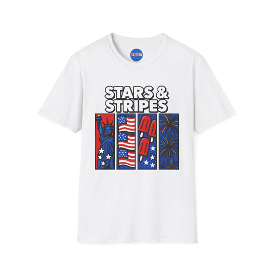 Stars & Stripes 4th of July T-shirt