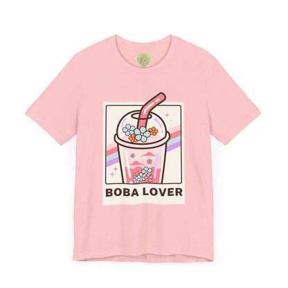 Boba Lover – Pink Tee for Kawaii Queens & Kings