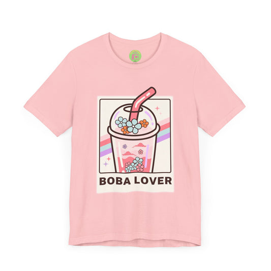 Boba Lover – Pink Tee for Kawaii Queens & Kings