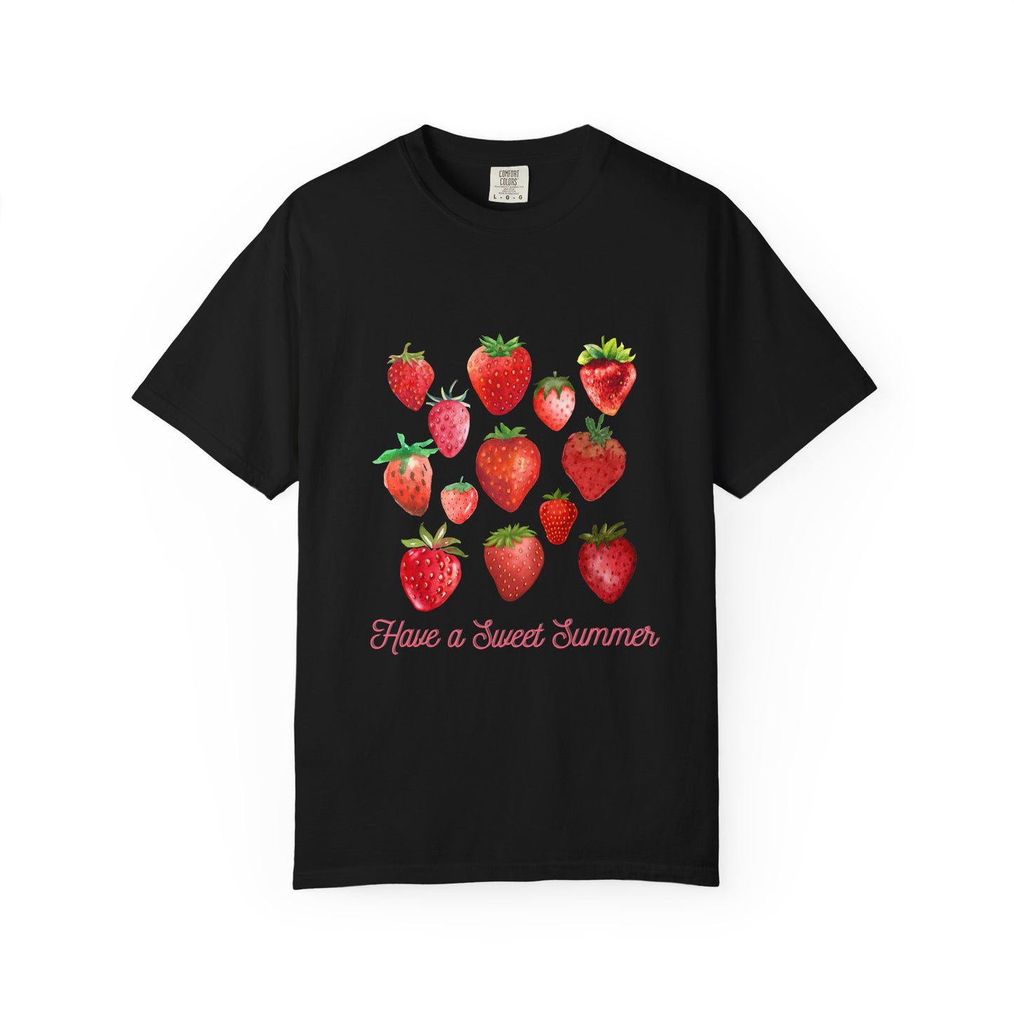 Berry Cool Summer Tee 🍓☀️| Sweet Summer Strawberry - Whimsical Retro Vibes 💕