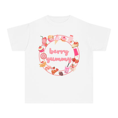 Youth Berry Yummy Tee – Cute Strawberry Graphic T-Shirt 🍓