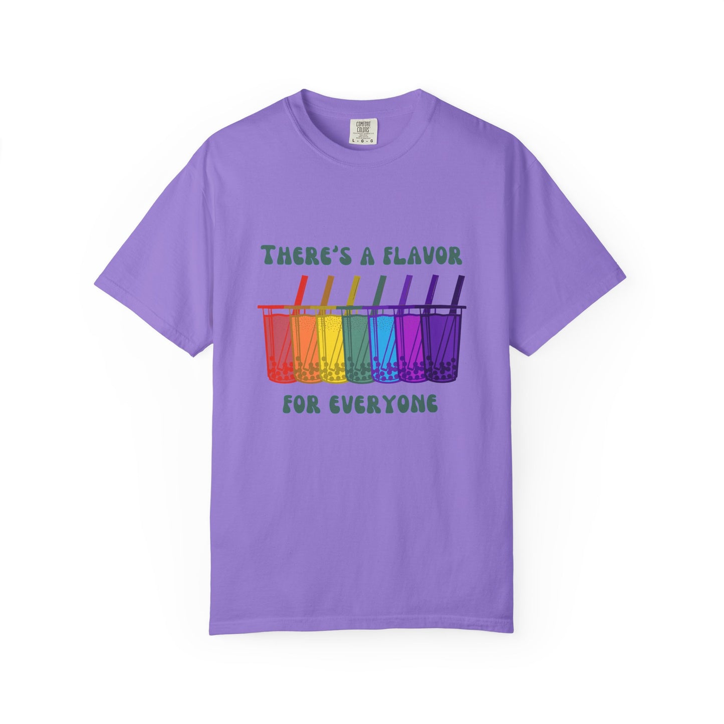 Boba lovers, unite! 🌈🧋 - Rainbow Boba Line – There’s a Flavor for Everyone Tee