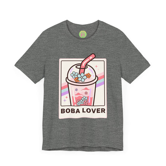 Boba Lover – Pink Tee for Kawaii Queens & Kings