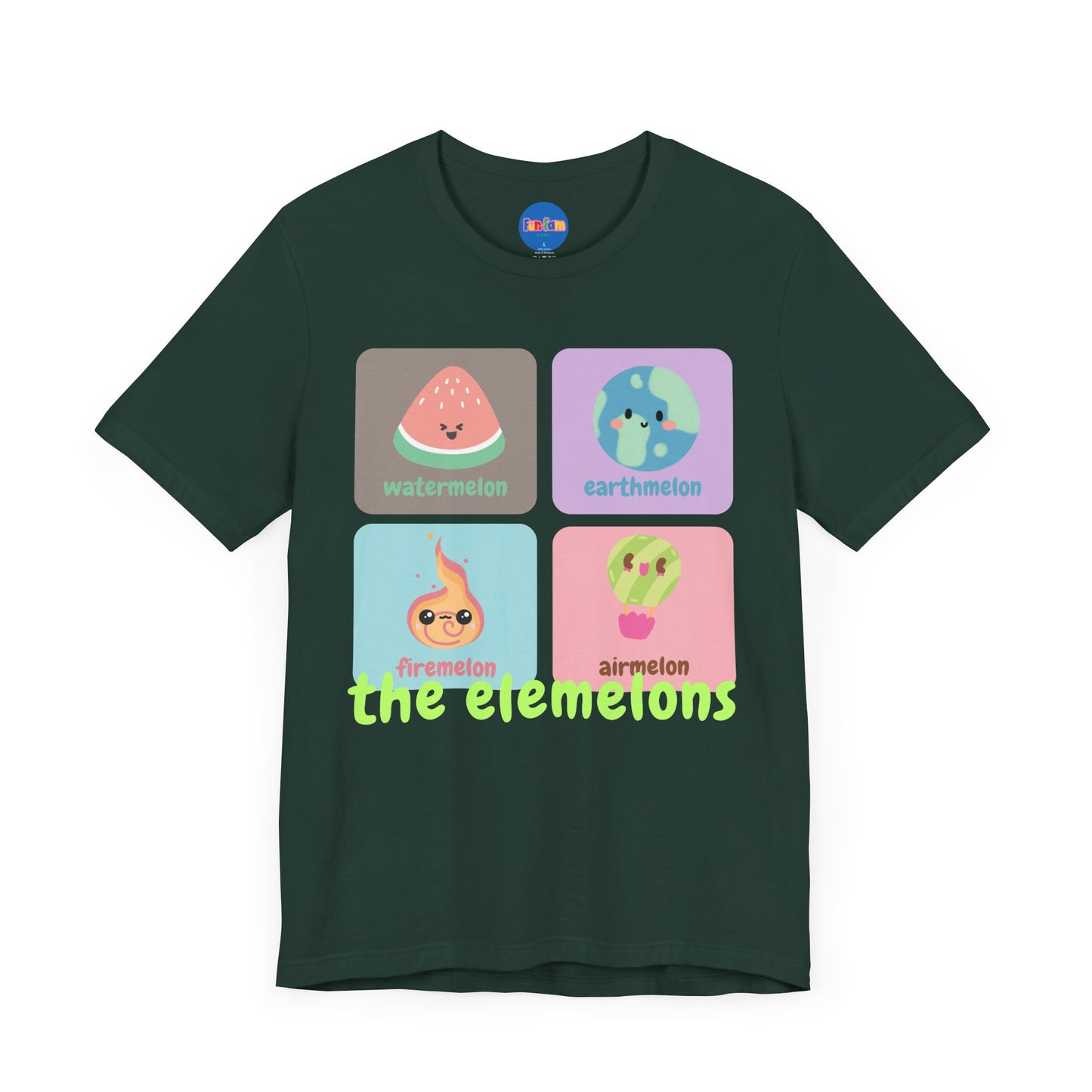 🍉🌍🔥🌬️ The Elemelons T-Shirt