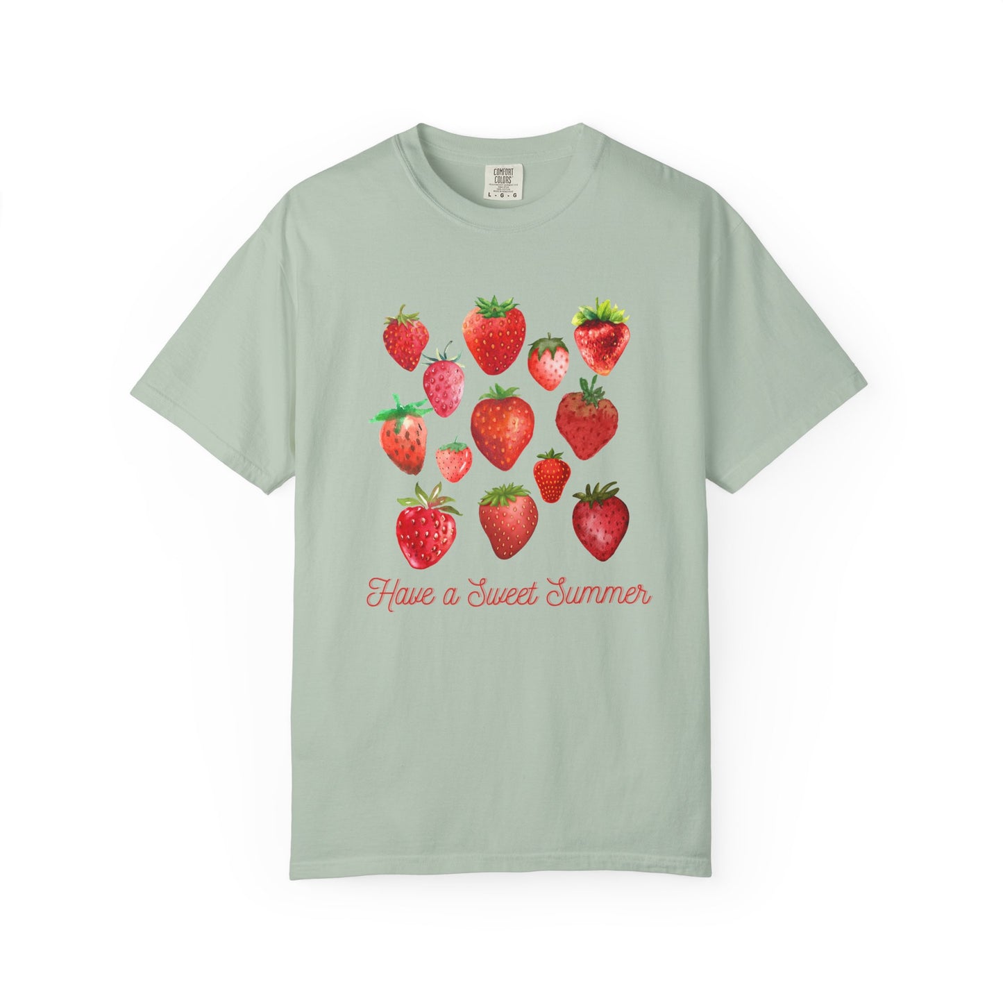Berry Cool Summer Tee 🍓☀️| Sweet Summer Strawberry - Whimsical Retro Vibes 💕