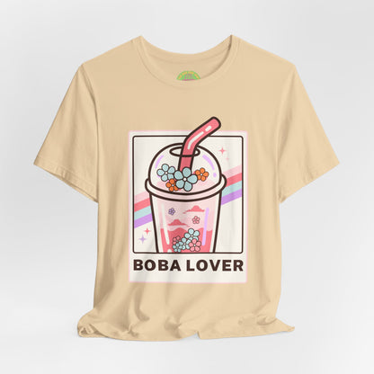 Boba Lover – Pink Tee for Kawaii Queens & Kings