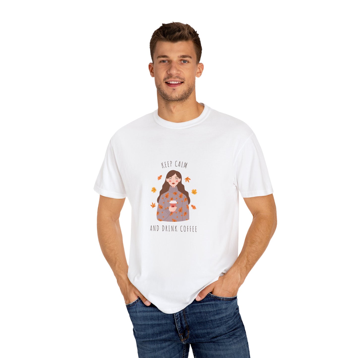 Keep Calm and Drink Coffee T-Shirt | Fall Coffee Girl Tee
