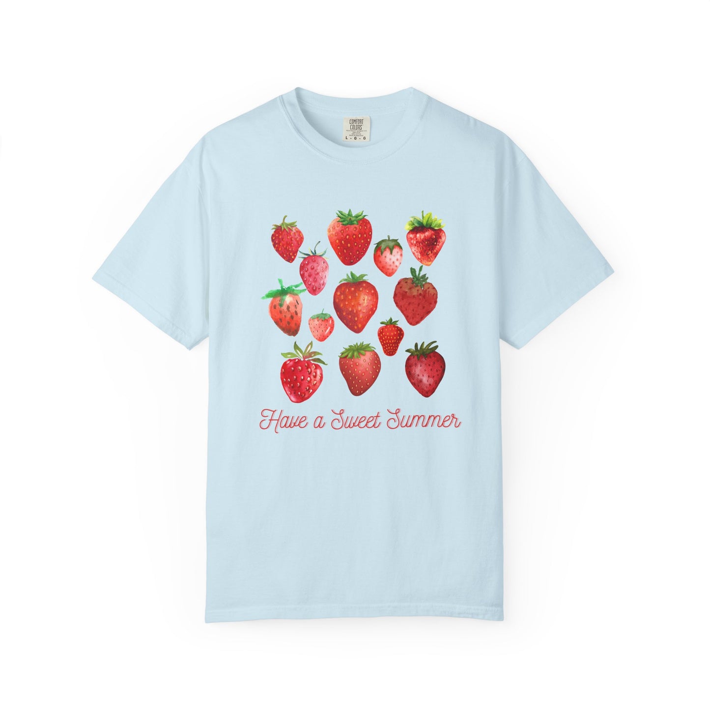 Berry Cool Summer Tee 🍓☀️| Sweet Summer Strawberry - Whimsical Retro Vibes 💕