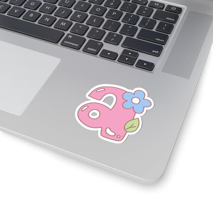 🌼 Kawaii Flower Alphabet Sticker – "A" is for Adorable! 💖