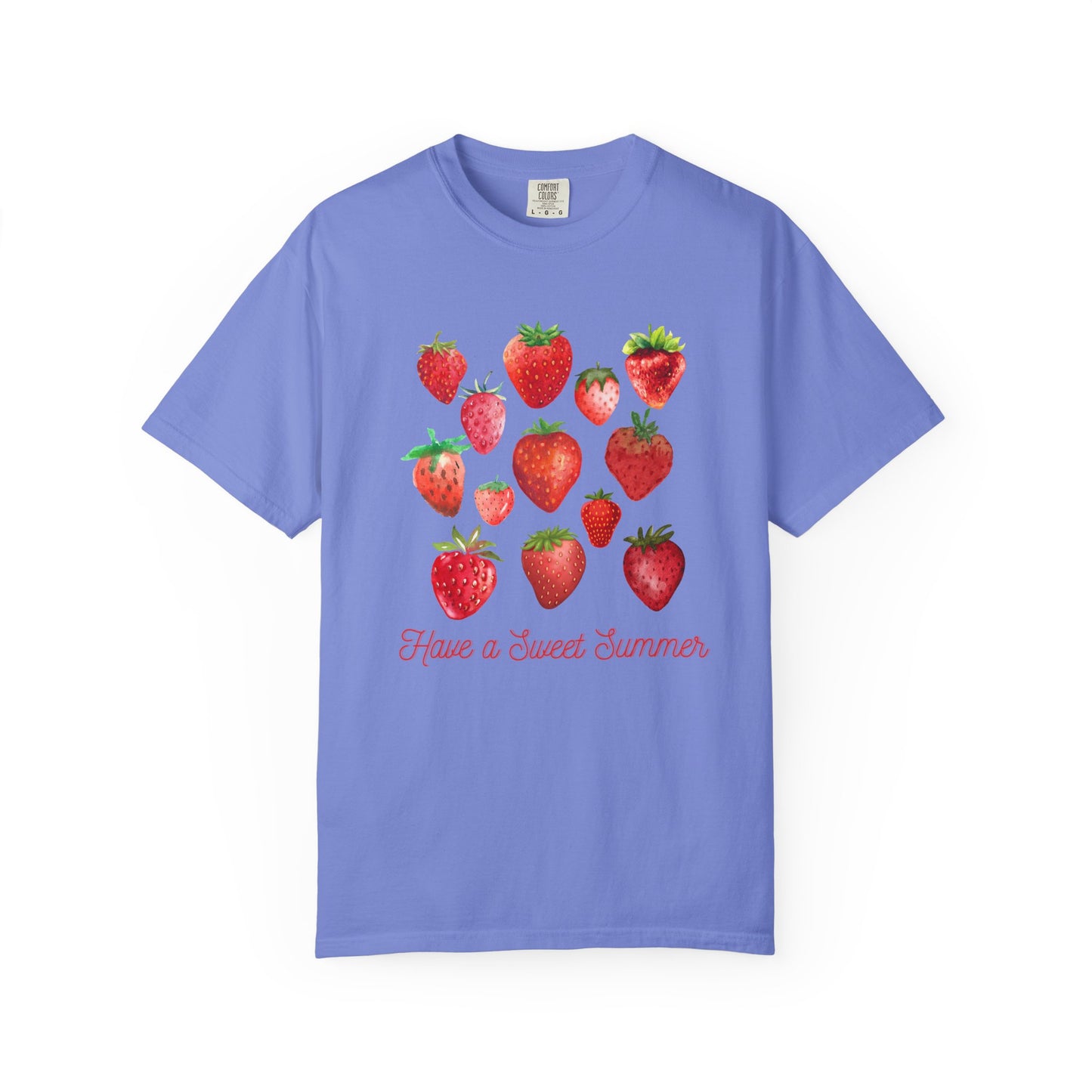 Berry Cool Summer Tee 🍓☀️| Sweet Summer Strawberry - Whimsical Retro Vibes 💕