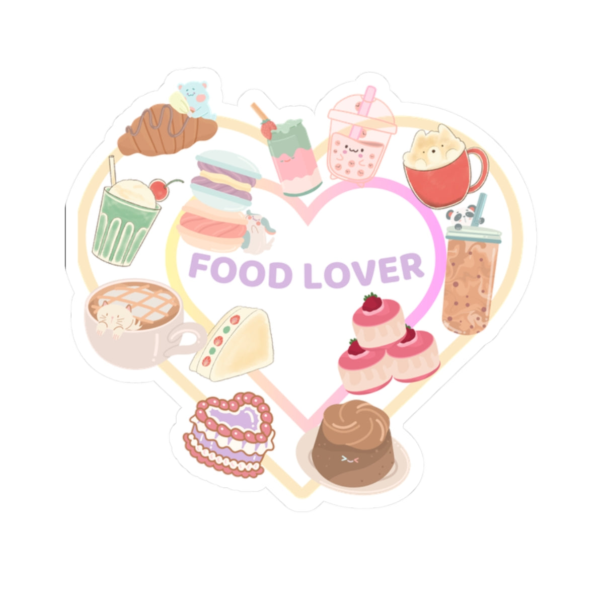 Food Lover Sticker – Stick Some Sweetness Anywhere!