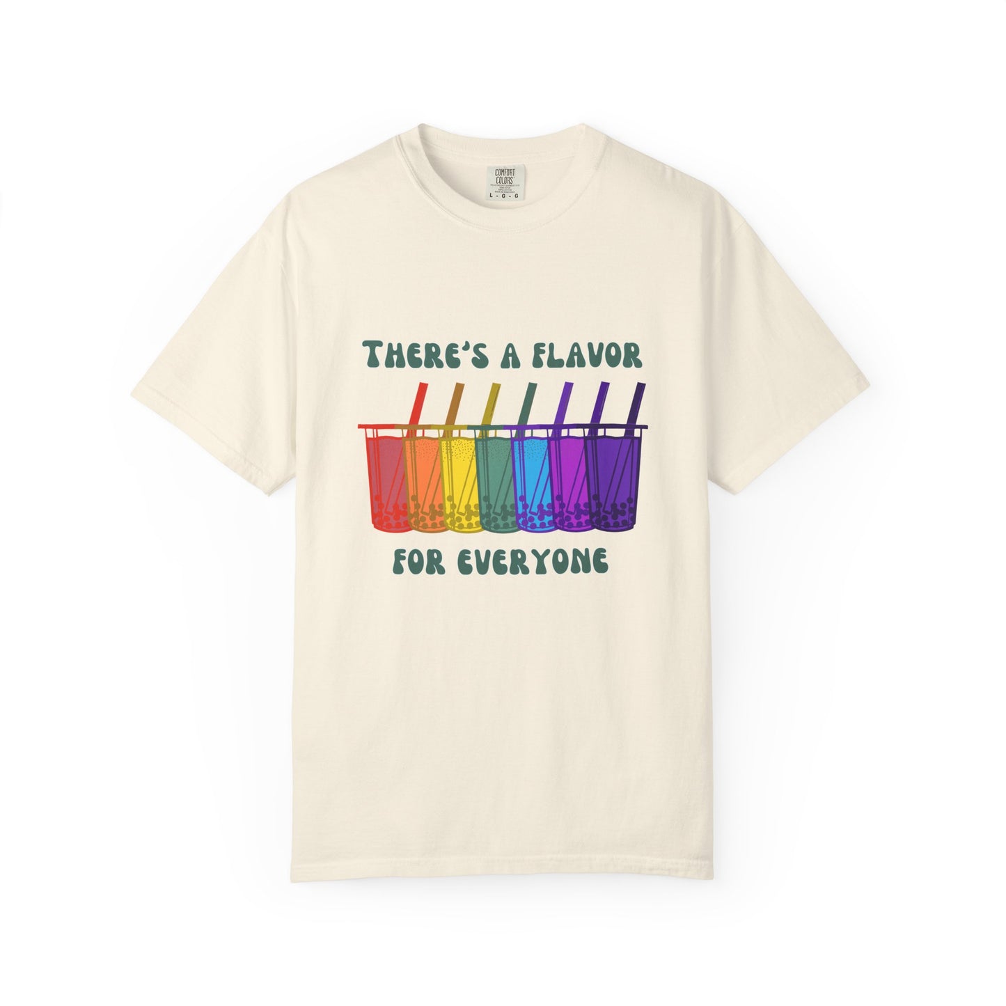 Boba lovers, unite! 🌈🧋 - Rainbow Boba Line – There’s a Flavor for Everyone Tee