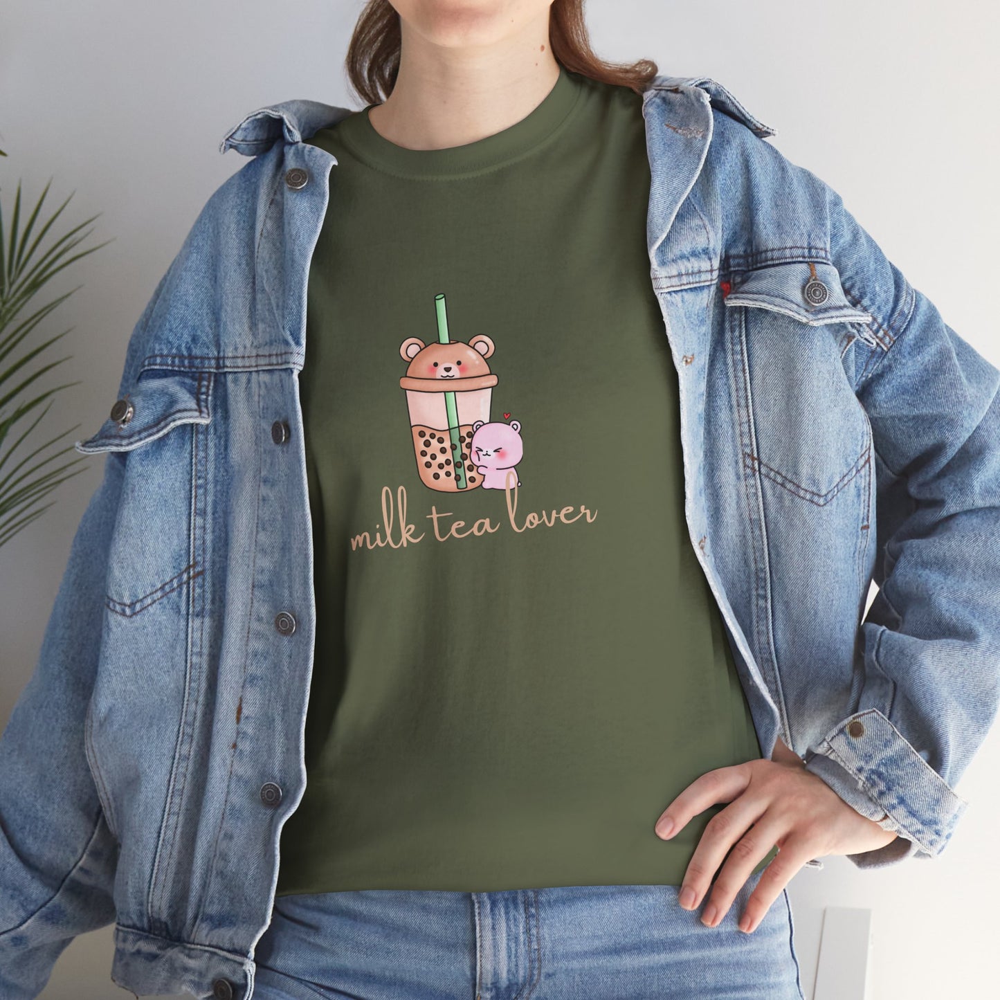 ✨ Milk Tea Lover Tee – Sweet, Soft & Sippable Style✨