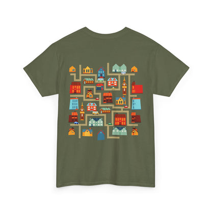 💤 Tired Dads Club Shirt | Funny Dad T-Shirt with City Map Back | Cool Father’s Day Gift 2025