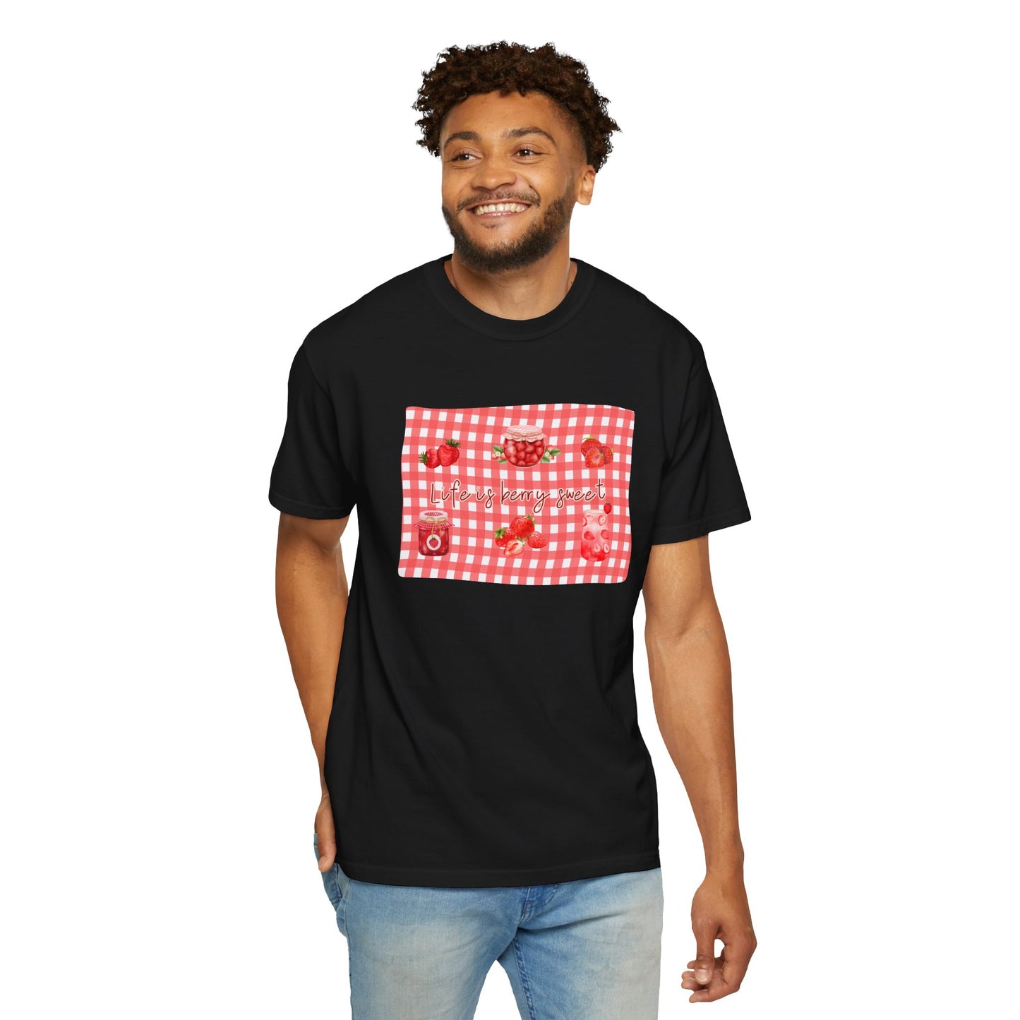 “Life is Berry Sweet” T-Shirt - picnic blanket