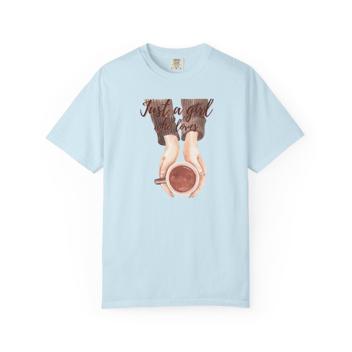 Just a Girl Who Loves Coffee T-Shirt | Cozy Coffee Lover Tee ☕💕