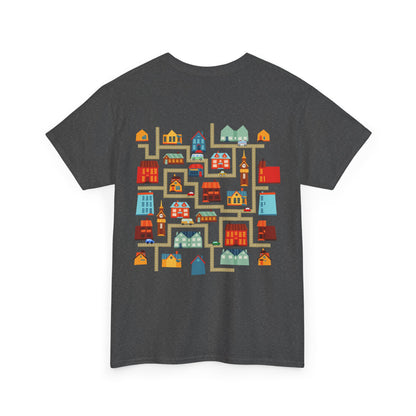 💤 Tired Dads Club Shirt | Funny Dad T-Shirt with City Map Back | Cool Father’s Day Gift 2025