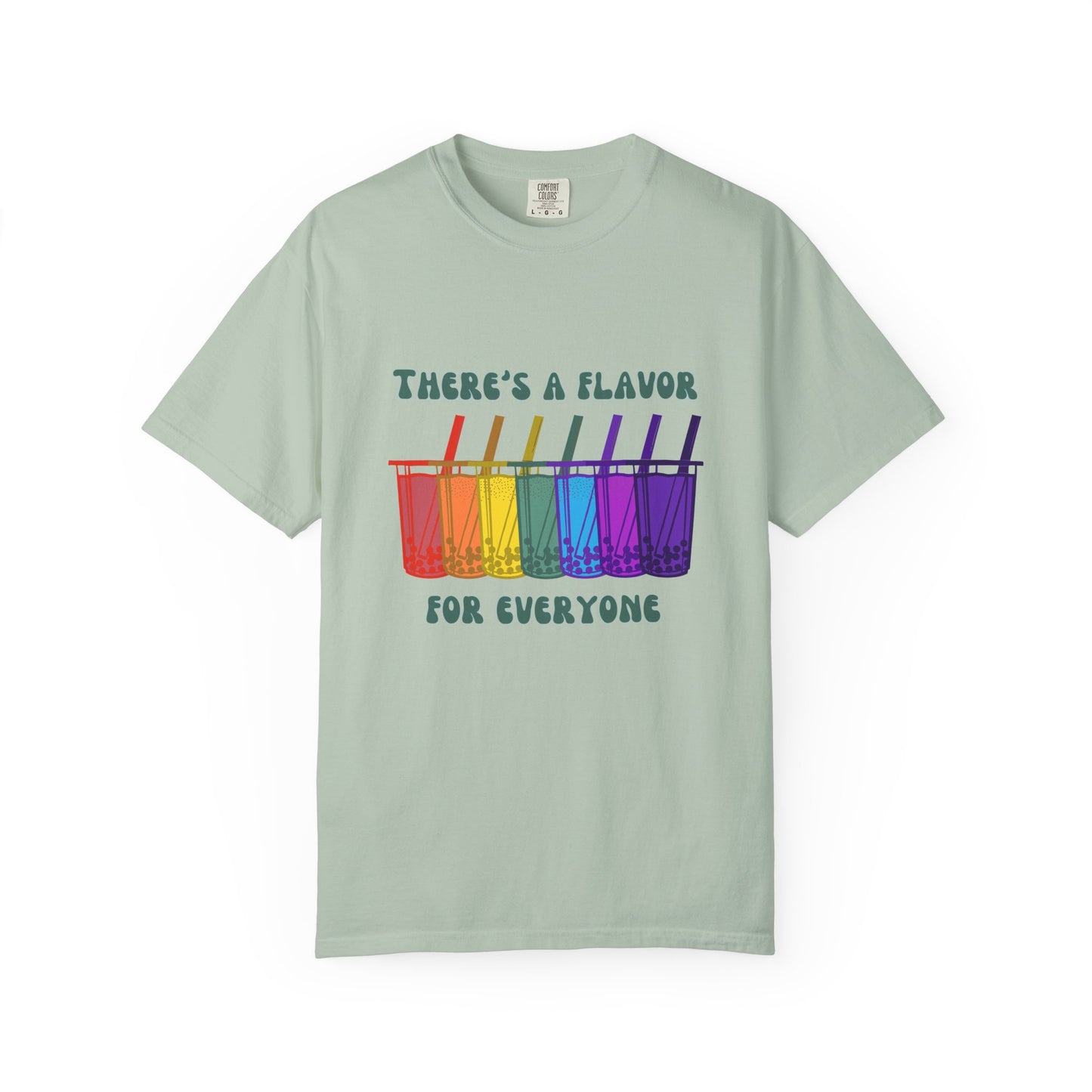 Boba lovers, unite! 🌈🧋 - Rainbow Boba Line – There’s a Flavor for Everyone Tee