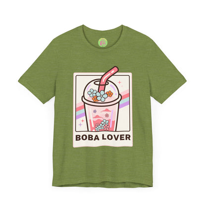 Boba Lover – Pink Tee for Kawaii Queens & Kings