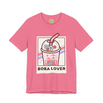 Boba Lover – Pink Tee for Kawaii Queens & Kings