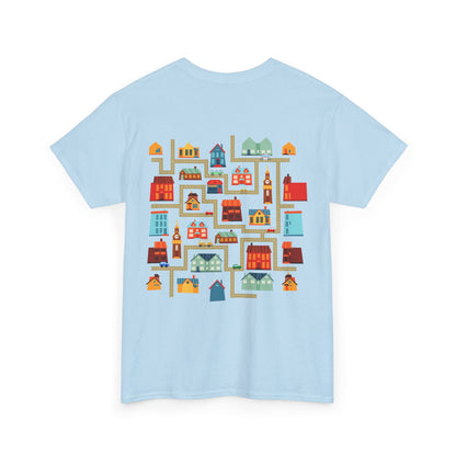 💤 Tired Dads Club Shirt | Funny Dad T-Shirt with City Map Back | Cool Father’s Day Gift 2025