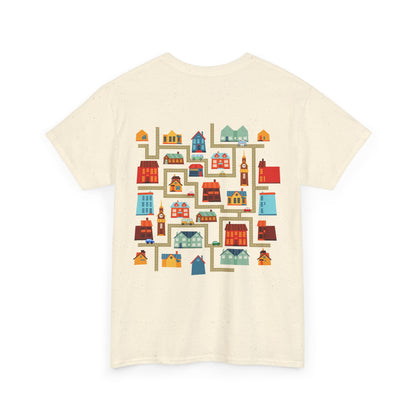 💤 Tired Dads Club Shirt | Funny Dad T-Shirt with City Map Back | Cool Father’s Day Gift 2025