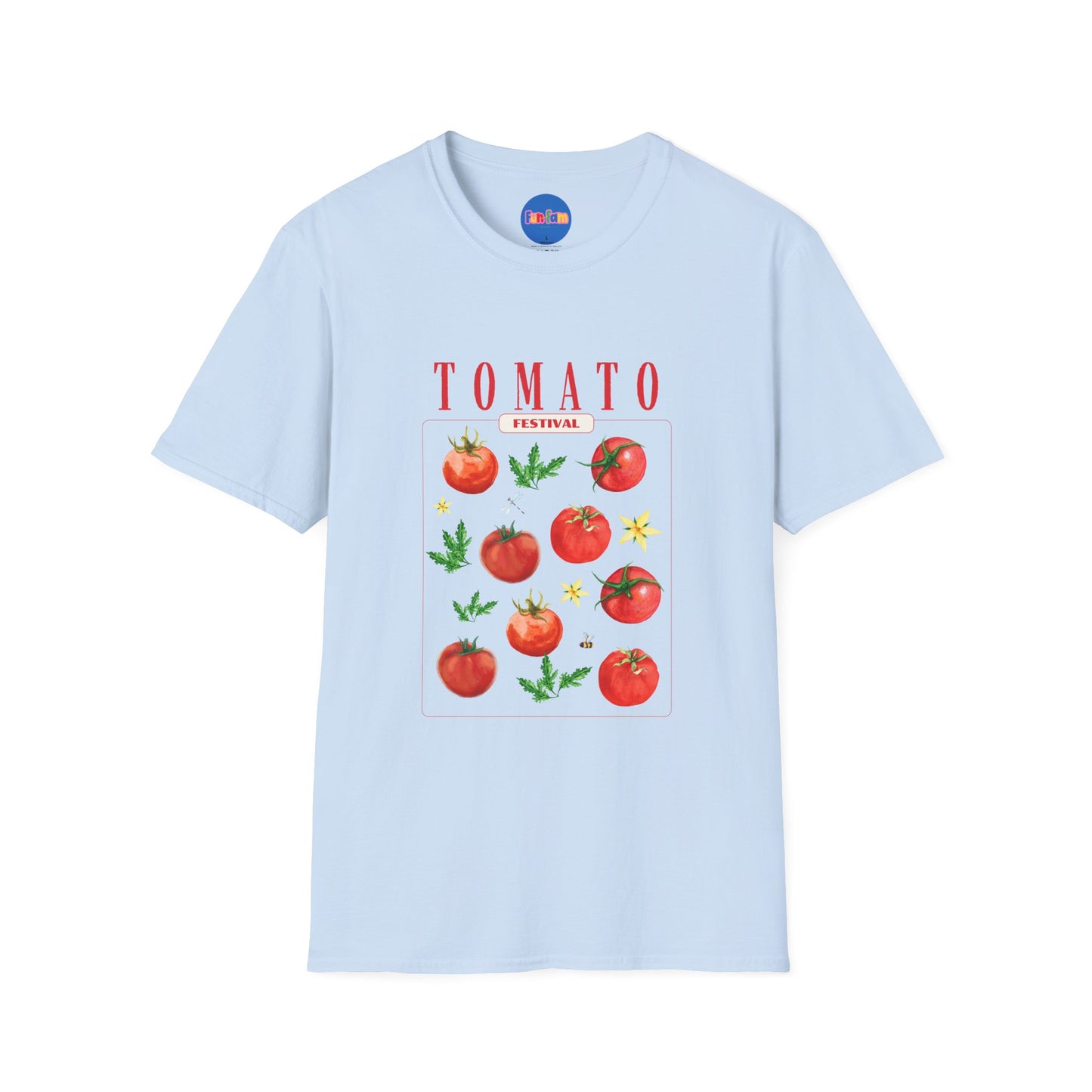 🍅 Tomato Festival Tee – Juicy Vibes Only 🌼🐝