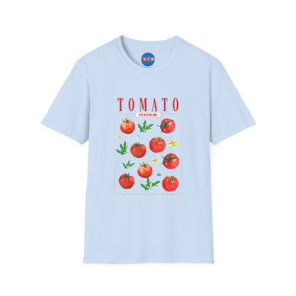 🍅 Tomato Festival Tee – Juicy Vibes Only 🌼🐝