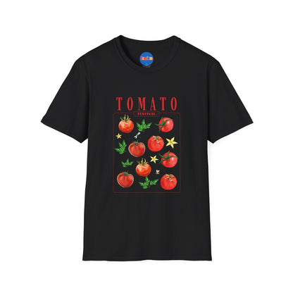 🍅 Tomato Festival Tee – Juicy Vibes Only 🌼🐝