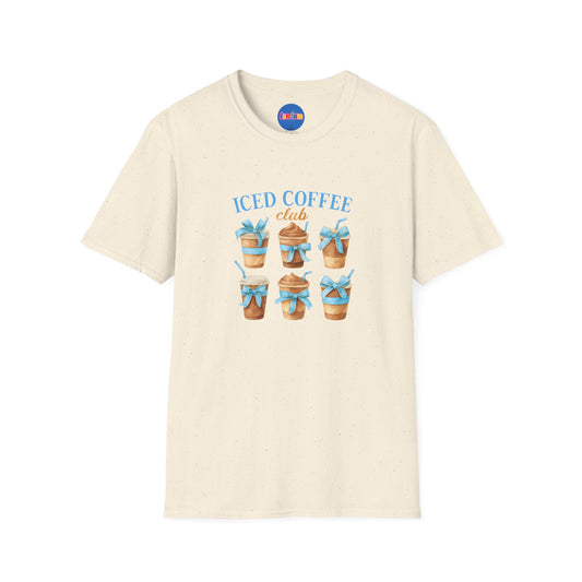 Caffeine, cuteness, and cold brew 💙☕ #IcedCoffeeClub