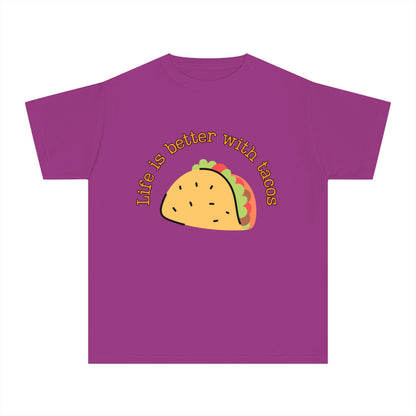 Youth 🌮 Life Is Better With Tacos T-Shirt