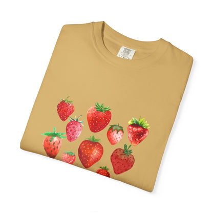 Berry Cool Summer Tee 🍓☀️| Sweet Summer Strawberry - Whimsical Retro Vibes 💕