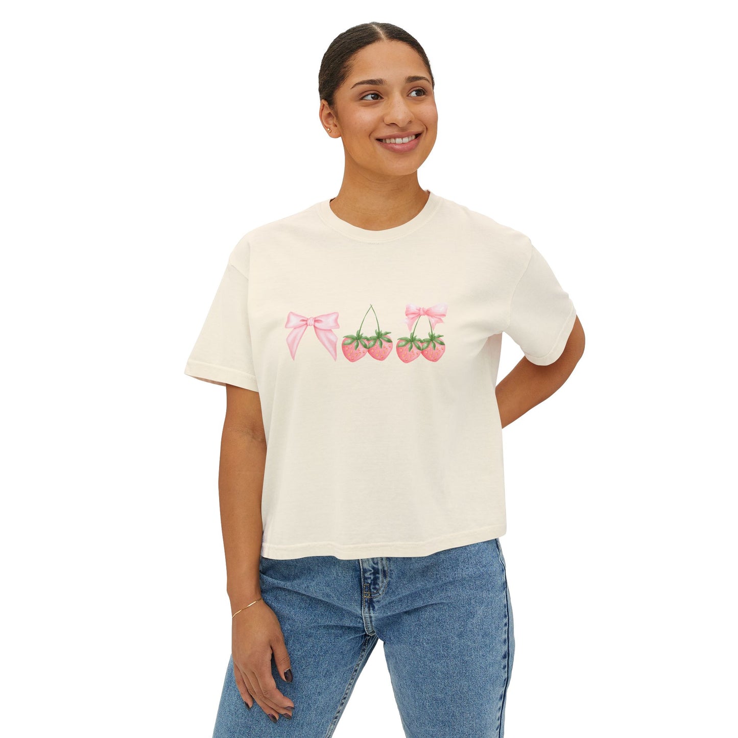 Soft Style with a Berry Punch - Coquette T-Shirt 🍓