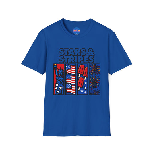 Stars & Stripes 4th of July T-shirt