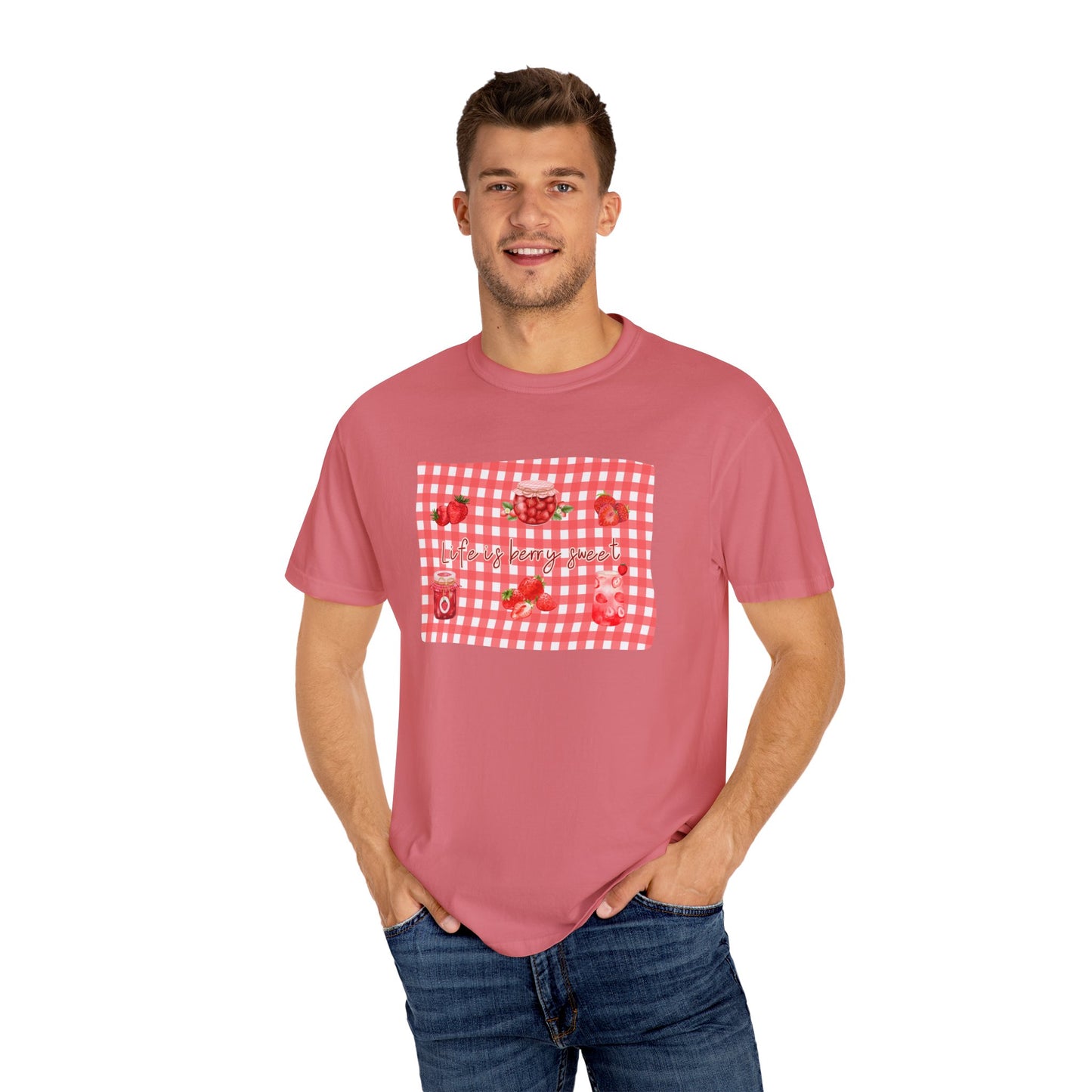 “Life is Berry Sweet” T-Shirt - picnic blanket