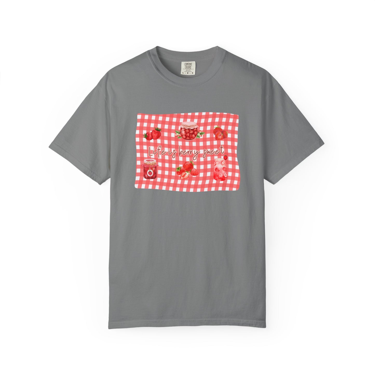 “Life is Berry Sweet” T-Shirt - picnic blanket