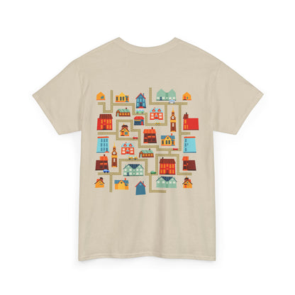 💤 Tired Dads Club Shirt | Funny Dad T-Shirt with City Map Back | Cool Father’s Day Gift 2025