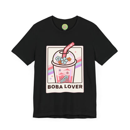 Boba Lover – Pink Tee for Kawaii Queens & Kings